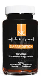 NG natürlich gesund Darm-Detox Kapseln mit Probiotika und Präbiotika Vegan 60 Kapseln – Bild 1 von 5