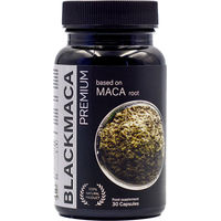 Produktbild von NGS Black Maca Premium Schwarze Peruanische Maca mit Tribulus Terrestris Vegan Kapseln 30 Stück