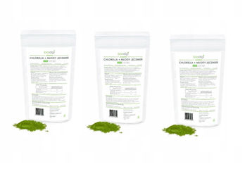NGS Superfood-Mischung Chlorella und junges Gerstengras Bio Pulver 3er Pack – Bild 1 von 1