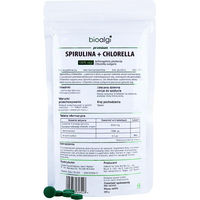 Produktbild von NGS Superfood-Mischung Spirulina und Chlorella Bio Tabletten ohne Zusatzstoffe 400 Stück