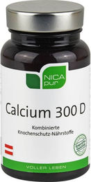 Nicapur Calcium 300 D Kapseln mit Algenkalk und Vitamin D3 ohne Zusatzstoffe 60 Kapseln – Bild 1 von 4