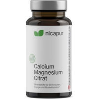 Produktbild von nicapur Calcium Magnesium Citrat Kapseln