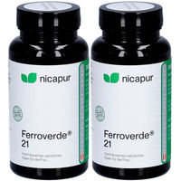 Produktbild von nicapur Ferroverde 21 Eisen Kapseln vegan glutenfrei laktosefrei 120 Stück