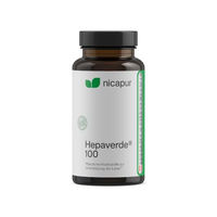 Produktbild von nicapur Hepaverde Kapseln mit Mariendistel und Artischocke, 60 Kapseln, glutenfrei und laktosefrei