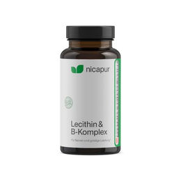 NICApur Lecithin & B-Komplex Kapseln, 60 Kapseln – Bild 1 von 3