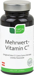 Nicapur Mehrwert-Vitamin C Kapseln mit Ester-C 500 mg 60 Stück – Bild 1 von 2