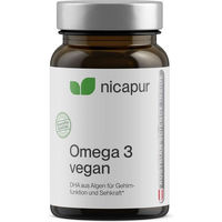 Produktbild von nicapur Omega 3 vegan Kapseln