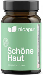 Nicapur Schöne Haut Kapseln mit Zink, Biotin und Selen, glutenfrei und laktosefrei – Bild 1 von 2