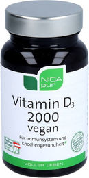 Nicapur Vitamin D3 2000 vegan Kapseln mit Flechten – Bild 1 von 2