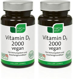nicapur Vitamin D3 2000 vegan Kapseln ohne Zusatzstoffe – Bild 1 von 1