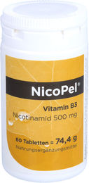 Nicopel Niacin Vitamin B3 500 mg Tabletten 60 Stück – Bild 1 von 1