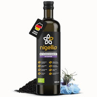 Produktbild von Nigellio Bio Schwarzkümmelöl kaltgepresst ungefiltert 500 ml vegan gluten- und laktosefrei