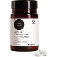 Produktbild von Nobilin Kohlenhydrat-Stoffwechsel Aktiv Tabletten vegan laktosefrei glutenfrei