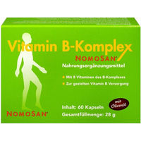 Produktbild von Nomosan Vitamin B-Komplex Kapseln zuckerfrei 60 Stück
