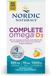 Nordic Naturals Complete Omega-D3 Kapseln 120 Stück – Bild 1 von 1