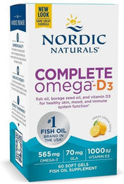 Nordic Naturals Complete Omega-D3 Kapseln 565 mg 60 Stück – Bild 1 von 1