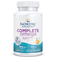 Produktbild von Nordic Naturals Complete Omega Kapseln mit Omega-3 und GLA Zitrone glutenfrei 60 Stück