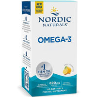 Produktbild von Nordic Naturals Omega-3 Kapseln mit EPA und DHA Zitronengeschmack 120 Kapseln