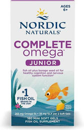Nordic Naturals Omega Junior Kapseln für Kinder mit 283 mg Omega-3 180 Kapseln – Bild 1 von 1