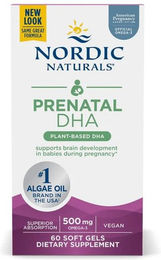 Nordic Naturals Pränatales DHA Vegan 500 mg Kapseln für Schwangere und Stillende 60 Stück – Bild 1 von 1