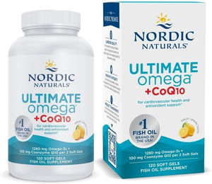 Nordic Naturals Ultimate Omega + CoQ10 1280 mg Weichkapseln 120 Stück – Bild 1 von 1