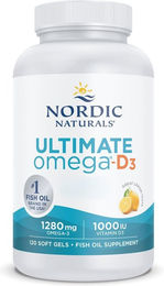 Nordic Naturals Ultimate Omega-D3 Kapseln mit EPA und DHA 1000 mg – Bild 1 von 1