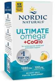 Nordic Naturals Ultimate Omega plus CoQ10 Fischöl Kapseln 60 Stück – Bild 1 von 1