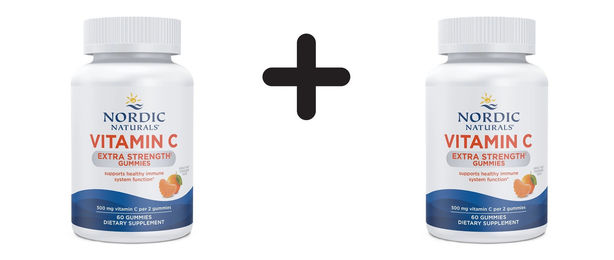 Nordic Naturals Vitamin C Extra Strength Gummies Tangerine – Bild 1 von 1