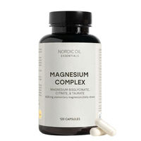 Produktbild von Nordic Oil Magnesium Komplex Kapseln mit 428 mg pro Tag, 120 vegane Kapseln, glutenfrei, laktosefrei und zuckerfrei