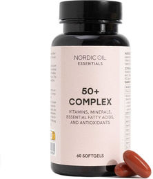 Nordic Oil Multi Komplex 50+ Kapseln für Senioren glutenfrei und zuckerfrei 60 Stück – Bild 1 von 2