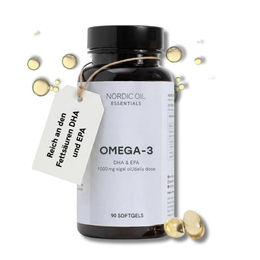 Nordic Oil Omega 3 Vegan Kapseln mit Algenöl DHA EPA DPA 90 Stück – Bild 1 von 3