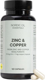 Nordic Oil Zink Bisglycinat Kapseln vegan glutenfrei laktosefrei zuckerfrei 120 Stück – Bild 1 von 2