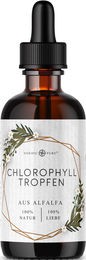 Nordic Pure Chlorophyll-Tropfen aus Alfalfa vegan zuckerfrei ohne Zusatzstoffe – Bild 1 von 4