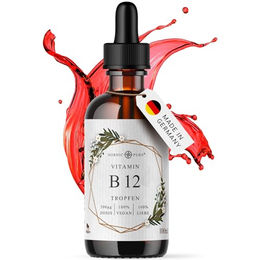 Nordic Pure Vitamin B12 Tropfen vegan ohne Zusatzstoffe 100 ml mit 2500 Portionen – Bild 1 von 5