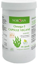 NORSAN Omega 3 Kapseln vegan 80 Stück – Bild 1 von 1