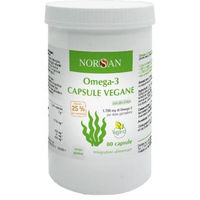 Produktbild von NORSAN Omega 3 Kapseln vegan 80 Stück