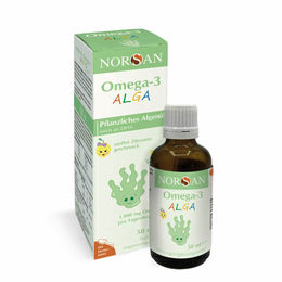 NORSAN Omega-3 Kids Vegan 50ml Flüssig zuckerfrei ohne Zusatzstoffe für Kinder – Bild 1 von 1