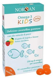 NORSAN Omega 3 Kinder-Gummibären zuckerfrei 45 Stück – Bild 1 von 1