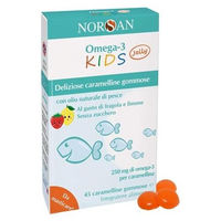Produktbild von NORSAN Omega 3 Kinder-Gummibären zuckerfrei 45 Stück