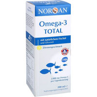 Produktbild von NORSAN Omega-3 Total Fischöl flüssig Zitrone Bio 200 ml