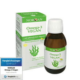 NORSAN Omega-3 Vegan Algenöl Bio flüssig 100 ml – Bild 1 von 2