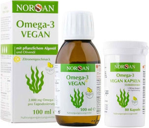 NORSAN Omega-3 Vegan Algenöl Kapseln Bio – Bild 1 von 1
