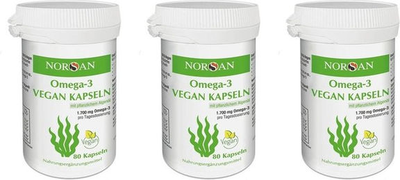 NORSAN Omega-3 Vegan Algenöl Kapseln – Bild 1 von 1