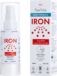 NorVita Eisen Spray mit pflanzlichem Ursprung 30 ml für Erwachsene und Kinder – Bild 1 von 1