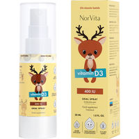 Produktbild von NorVita Vitamin D3 Spray für Kinder 400 IE vegan zuckerfrei ohne Zusatzstoffe