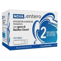 Produktbild von Nova Argentia NOVA ENTERO Probiotika Ampullen glutenfrei und laktosefrei für Erwachsene und Kinder 10 Fläschchen à 5 ml mit 2 Milliarden Einheiten
