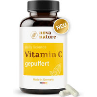 Produktbild von NovaNature Vitamin C gepuffert Calciumascorbat Kapseln für Sportler