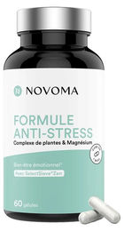 Novoma Anti-Stress-Formel vegane Kapseln glutenfrei ohne Zusatzstoffe 60 Stück – Bild 1 von 1