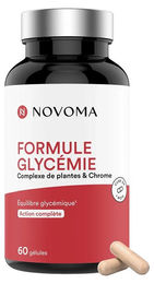 Novoma Blutzucker-Formel mit Chrom vegan und glutenfrei 60 Kapseln – Bild 1 von 2