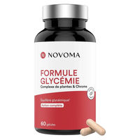 Produktbild von Novoma Blutzucker-Formel mit Chrom vegan und glutenfrei 60 Kapseln
